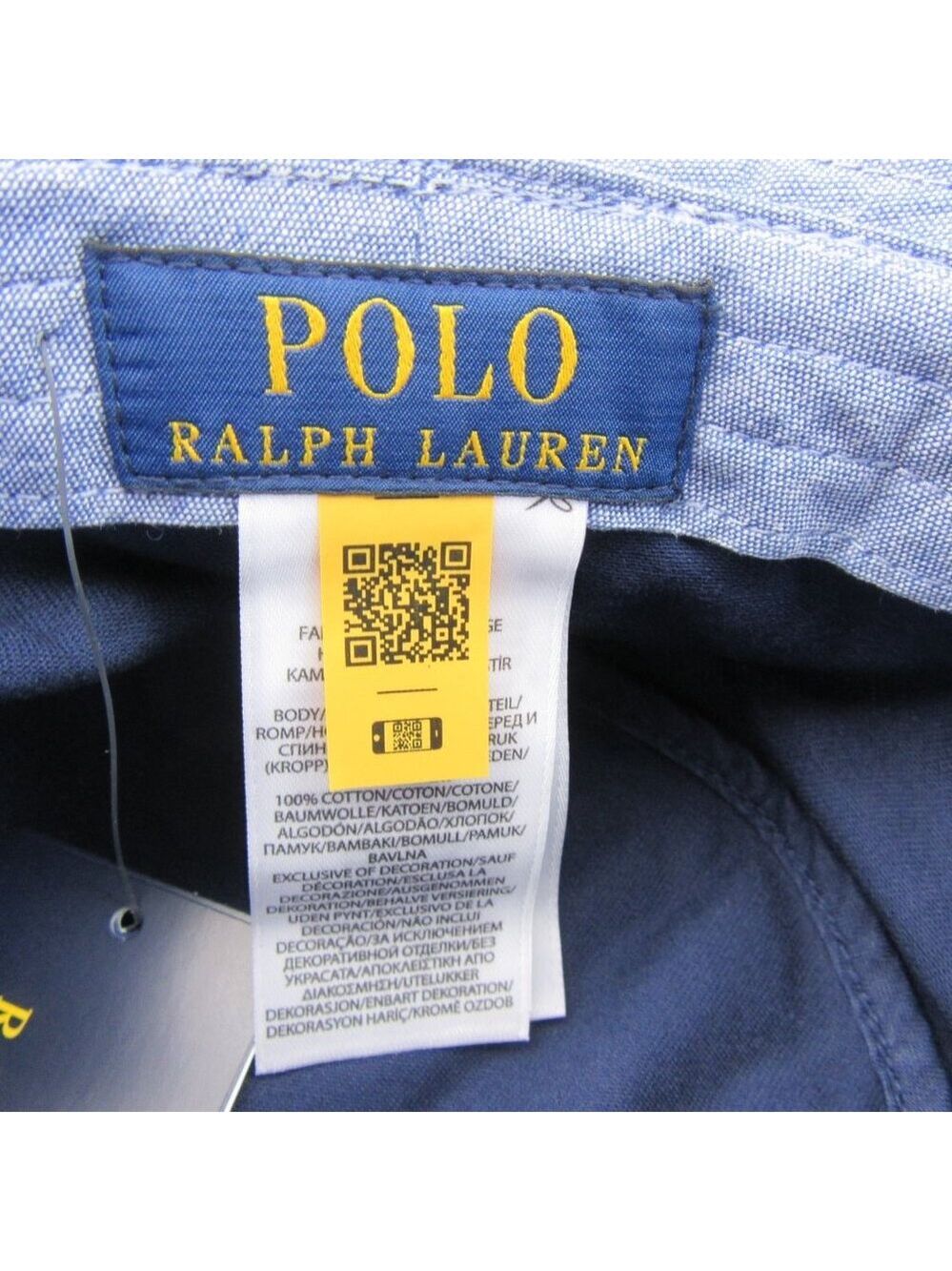 Polo Ralph Lauren Embroidered Bear Bucket Hat Adult Size L/XL Navy Blue NEW - Picture 10 of 13